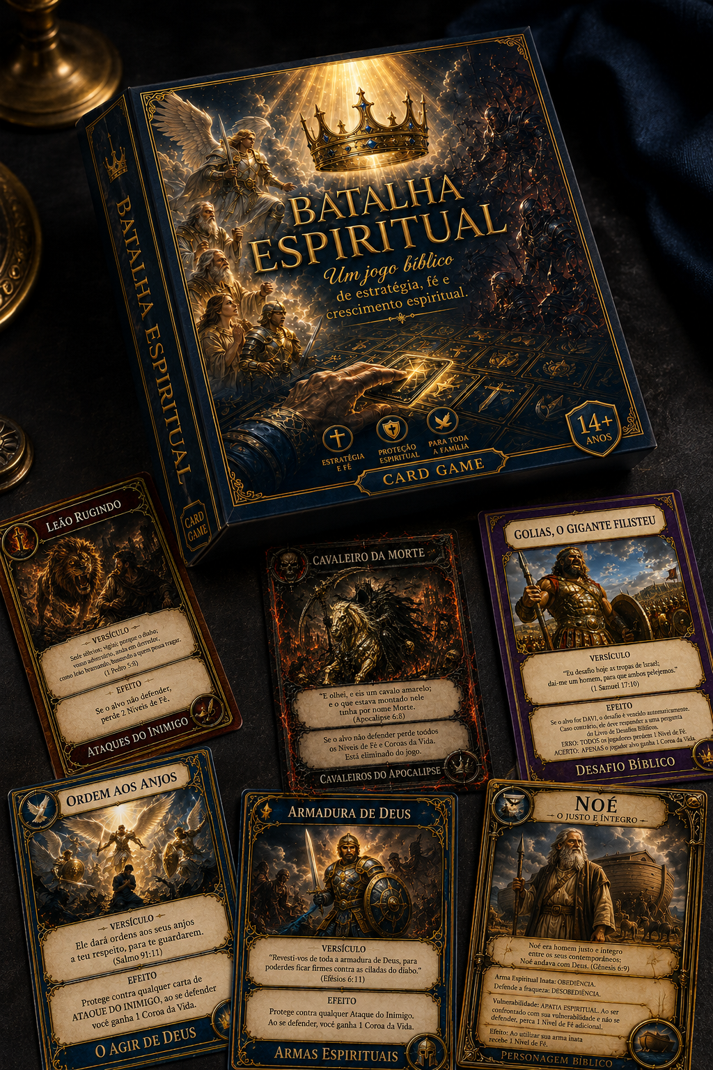 Caixa do jogo Batalha Espiritual